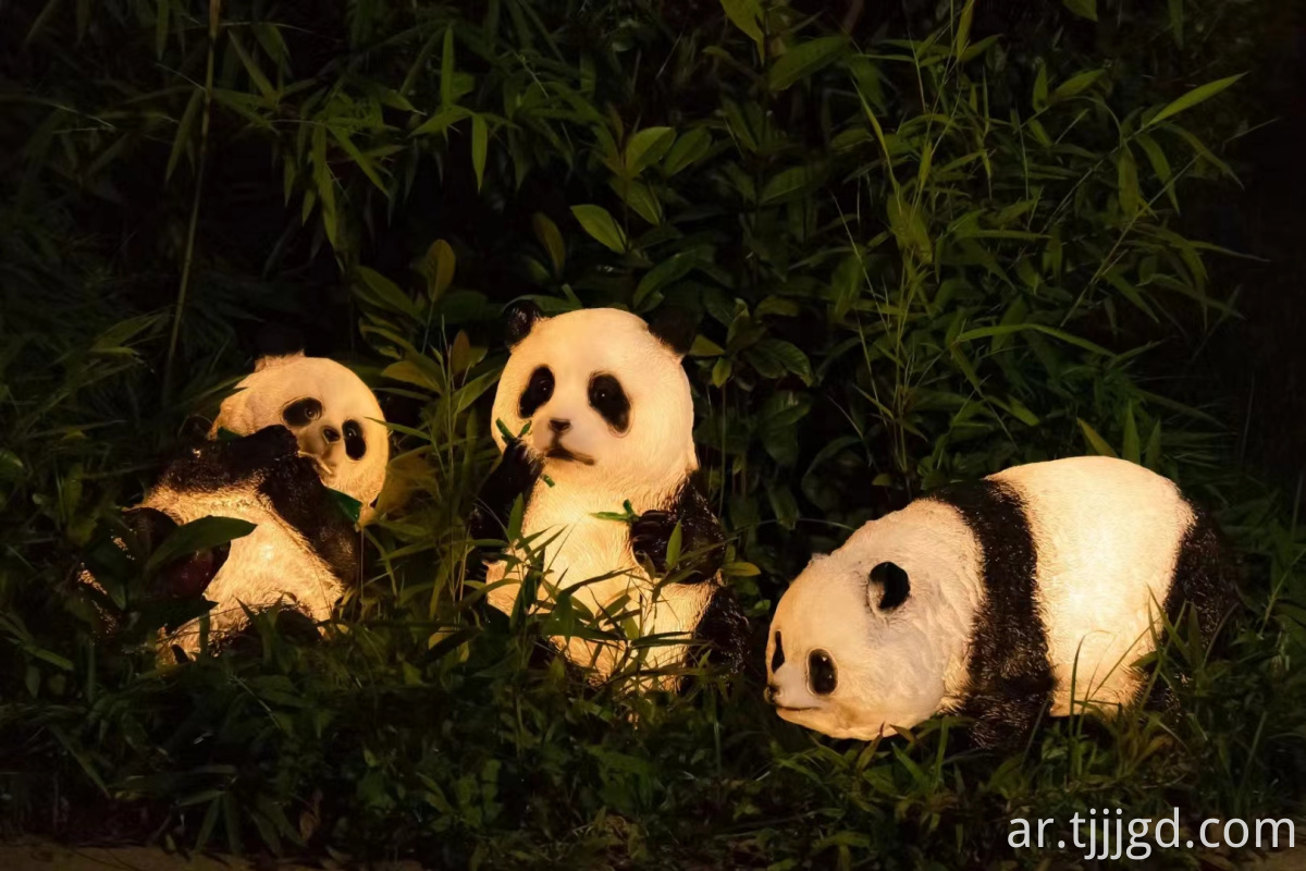 Panda shaped light
